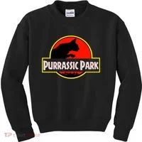 Purrasic Park Kids Sweatshirt thumb 0