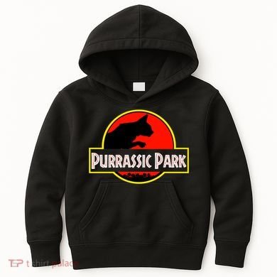 Purrasic Park Kids Hoodie