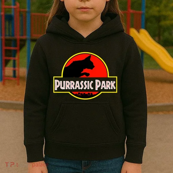 Purrasic Park Kids Hoodie