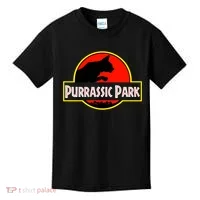 Purrasic Park Kids T-Shirt thumb 0
