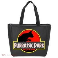 Purrasic Park Tote Bag thumb 0
