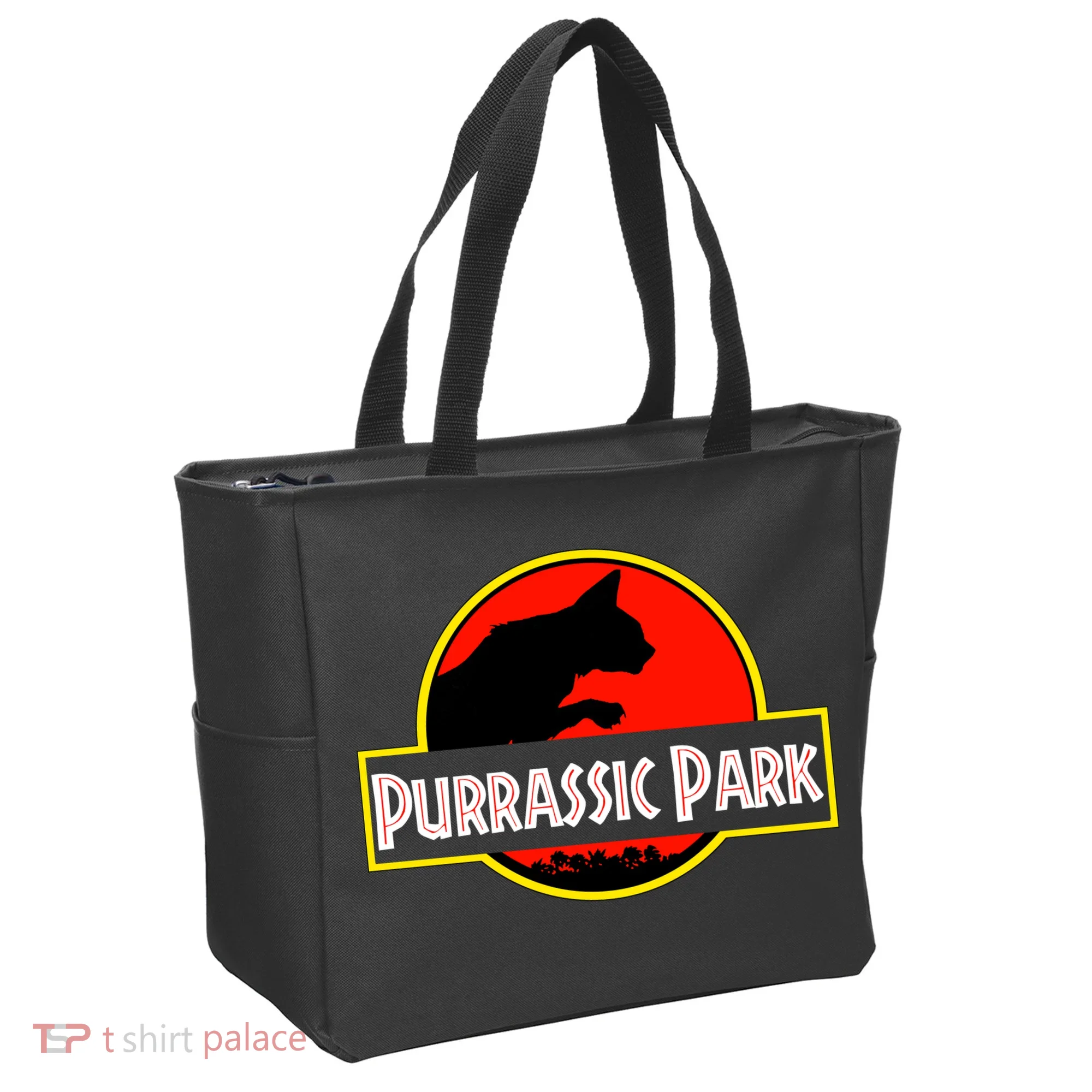 Purrasic Park Tote Bag
