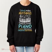 Piano Player Pianist Music Keyboard Gift Women's Sweatshirt thumb 0
