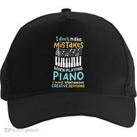 Piano Player Pianist Music Keyboard Gift Five-Panel Snapback Cap thumb 0