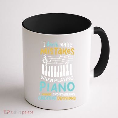 Piano Player Pianist Music Keyboard Gift Coffee Mug back