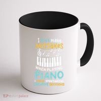 Piano Player Pianist Music Keyboard Gift Coffee Mug thumb 1