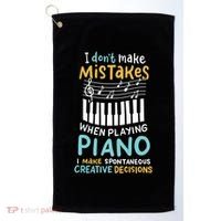Piano Player Pianist Music Keyboard Gift Golf Towel thumb 0