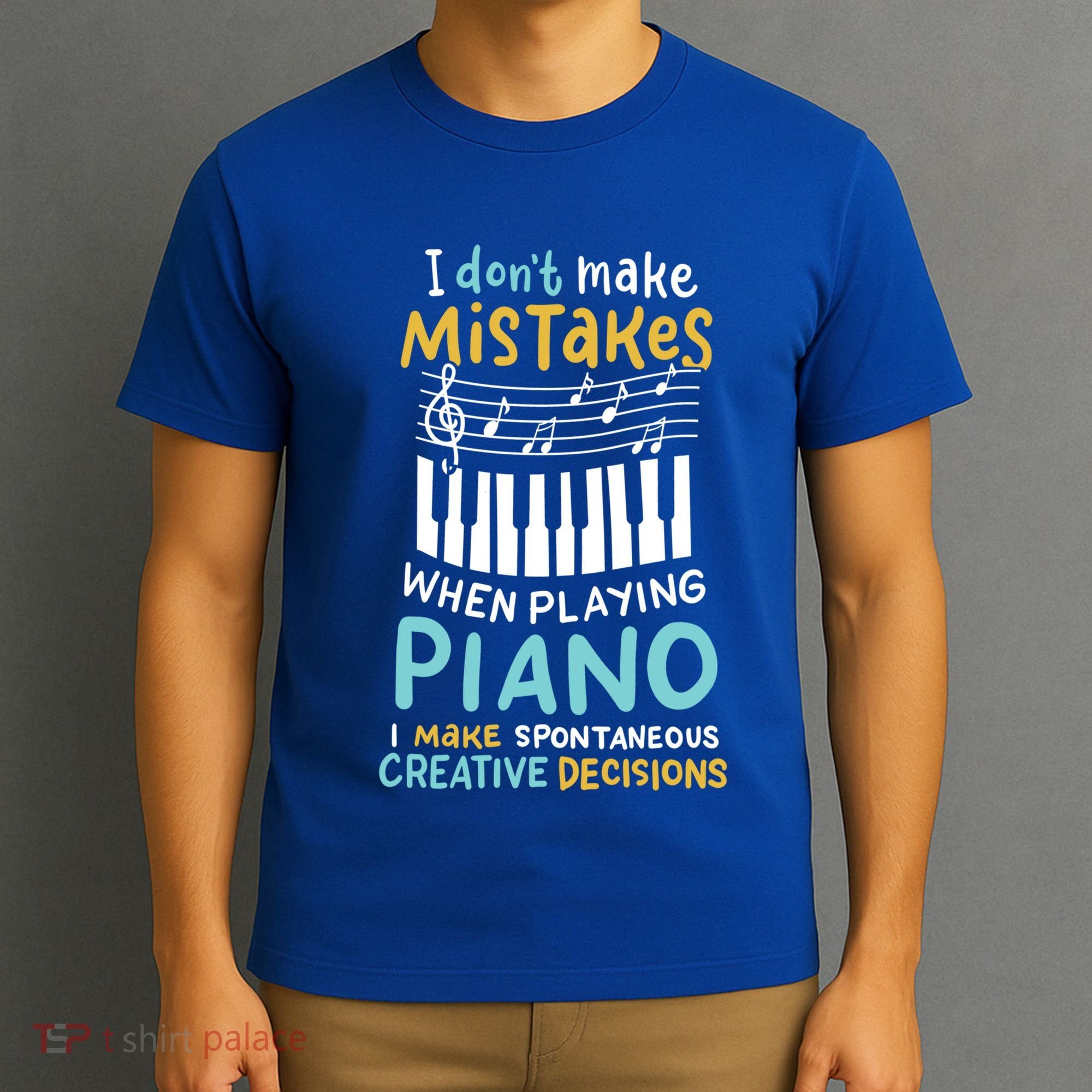 Piano Player Pianist Music Keyboard Gift T-Shirt