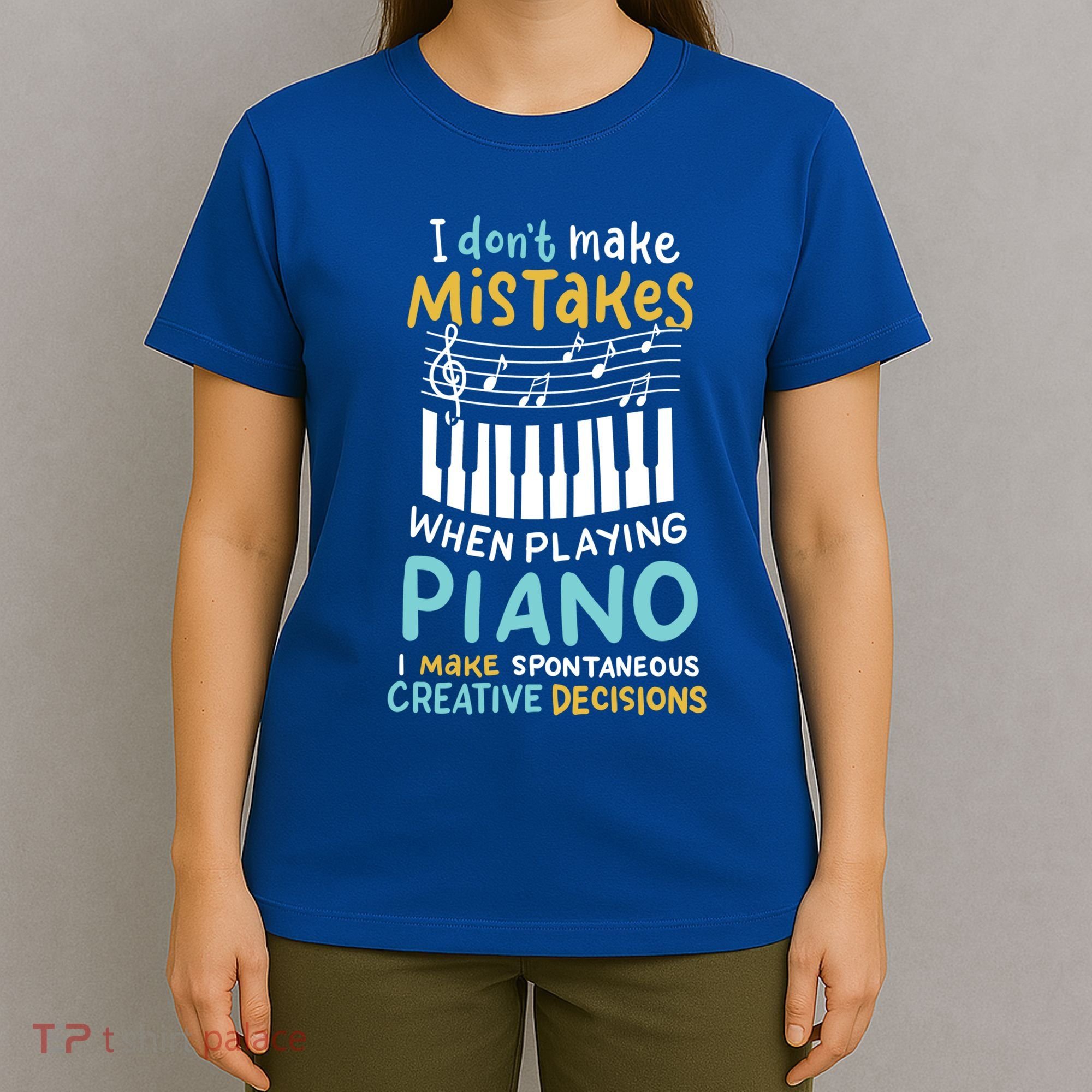 Piano Player Pianist Music Keyboard Gift T-Shirt