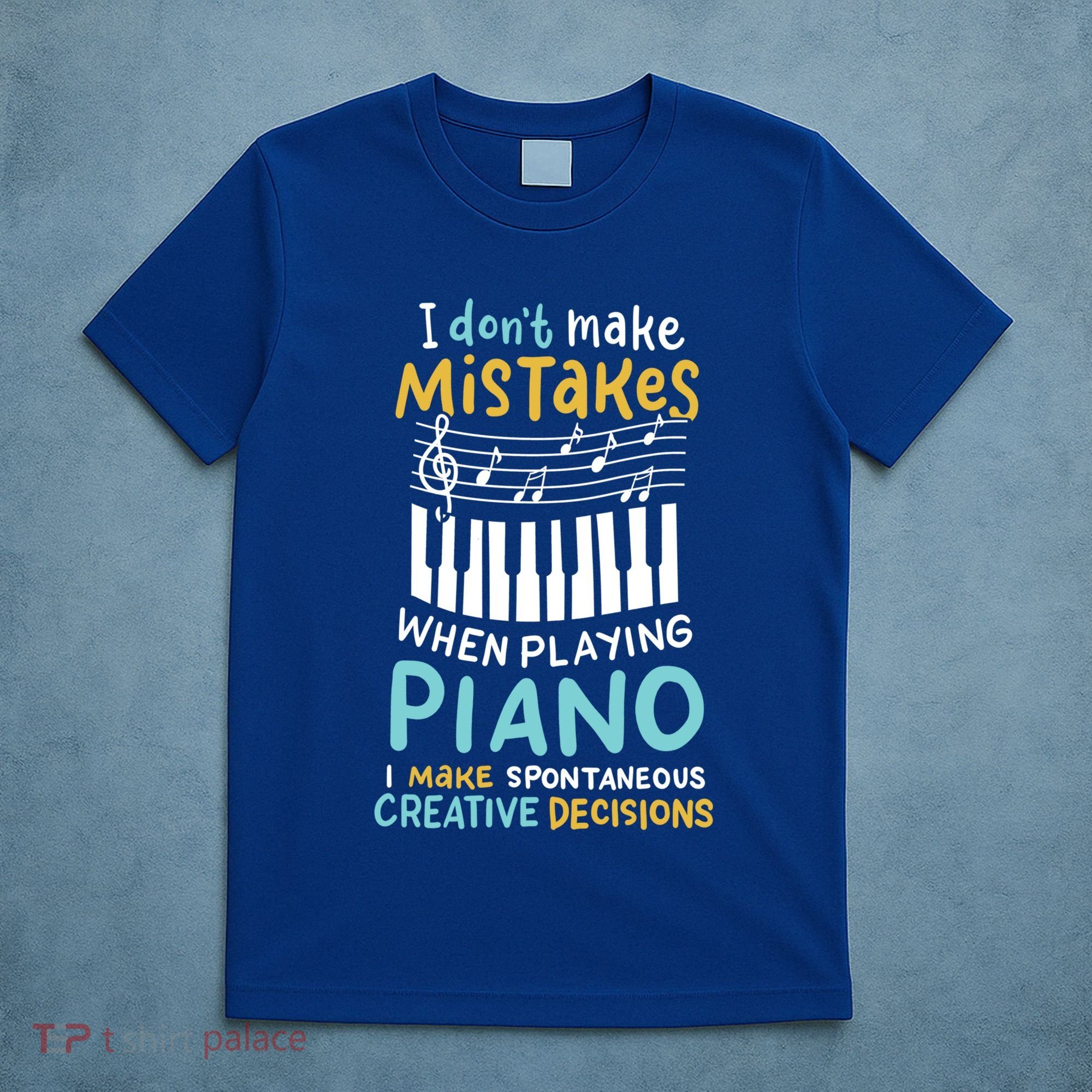 Piano Player Pianist Music Keyboard Gift T-Shirt