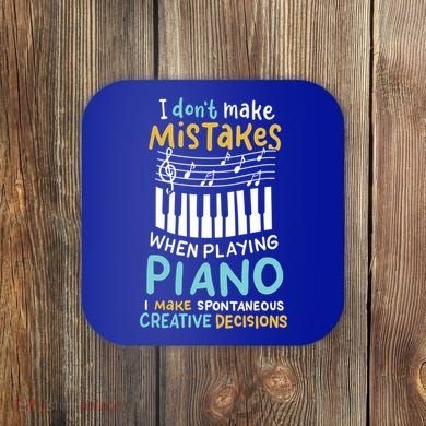 Piano Player Pianist Music Keyboard Gift Coaster