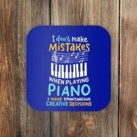 Piano Player Pianist Music Keyboard Gift Coaster thumb 0