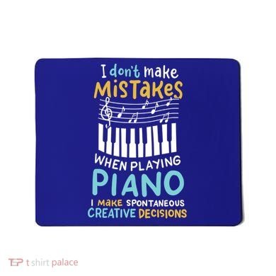 Piano Player Pianist Music Keyboard Gift Mousepad
