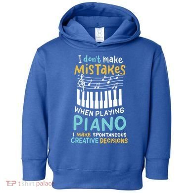 Piano Player Pianist Music Keyboard Gift Toddler Hoodie