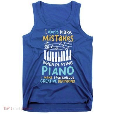 Piano Player Pianist Music Keyboard Gift Tank Top