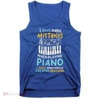 Piano Player Pianist Music Keyboard Gift Tank Top thumb 0