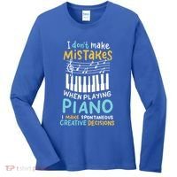Piano Player Pianist Music Keyboard Gift Women's Long Sleeve Shirt thumb 0