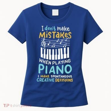 Piano Player Pianist Music Keyboard Gift Women's T-Shirt