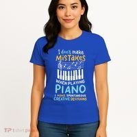Piano Player Pianist Music Keyboard Gift Women's T-Shirt thumb 4