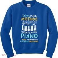 Piano Player Pianist Music Keyboard Gift Kids Sweatshirt thumb 0