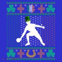 Ping Pong Player St Patrick's Day Ugly Holiday Table Tennis Meaningful Gift Hoodie thumb 7