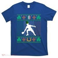 Ping Pong Player St Patrick's Day Ugly Holiday Table Tennis Meaningful Gift T-Shirt thumb 0