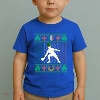 Ping Pong Player St Patrick's Day Ugly Holiday Table Tennis Meaningful Gift Toddler T-Shirt thumb 2