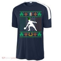 Ping Pong Player St Patrick's Day Ugly Holiday Table Tennis Meaningful Gift Sport-Tek Competitor United Soccer Jersey thumb 2