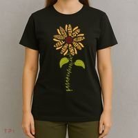 Para professional Paraeducator Teacher Sunflower T-Shirt thumb 4
