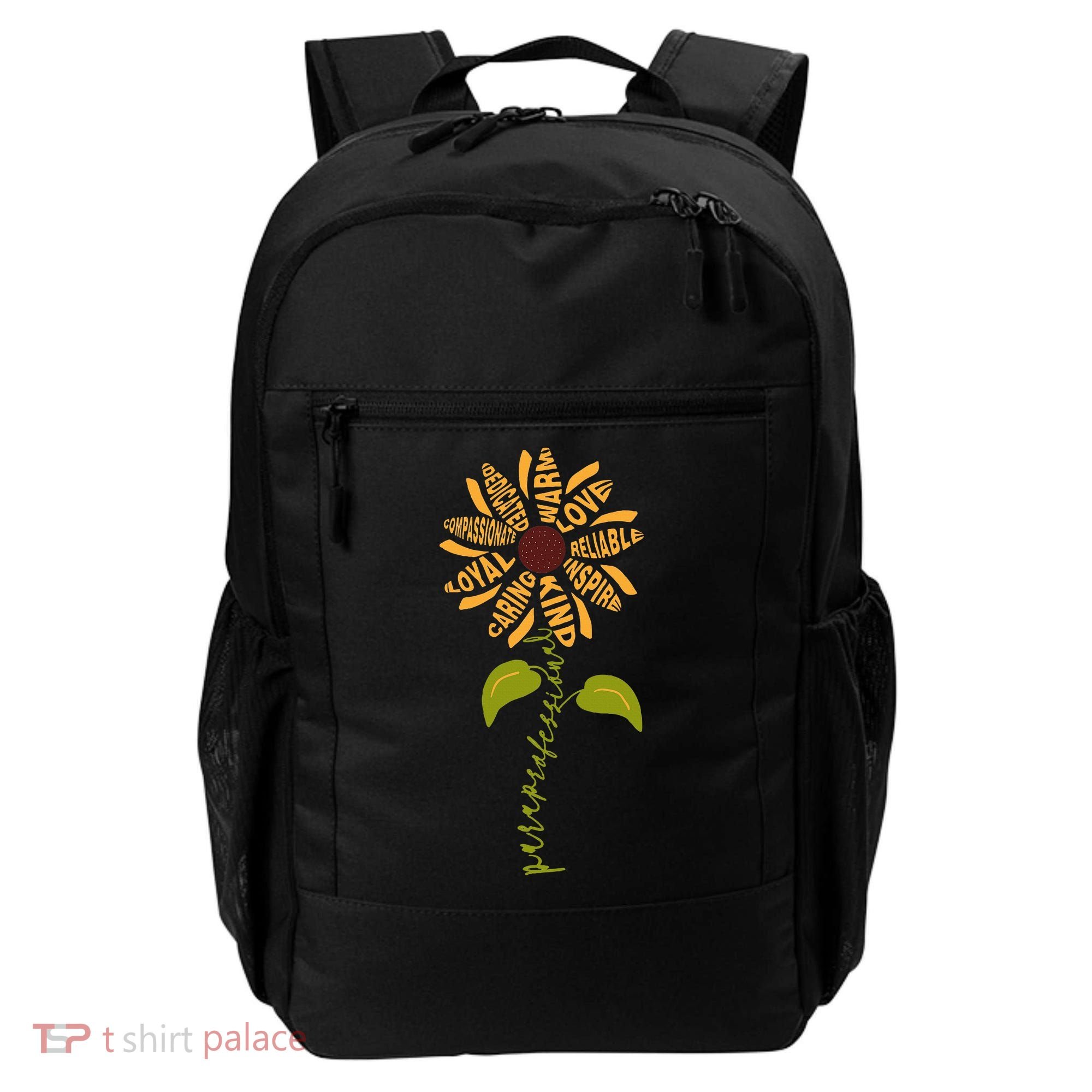 Para professional Paraeducator Teacher Sunflower Backpack