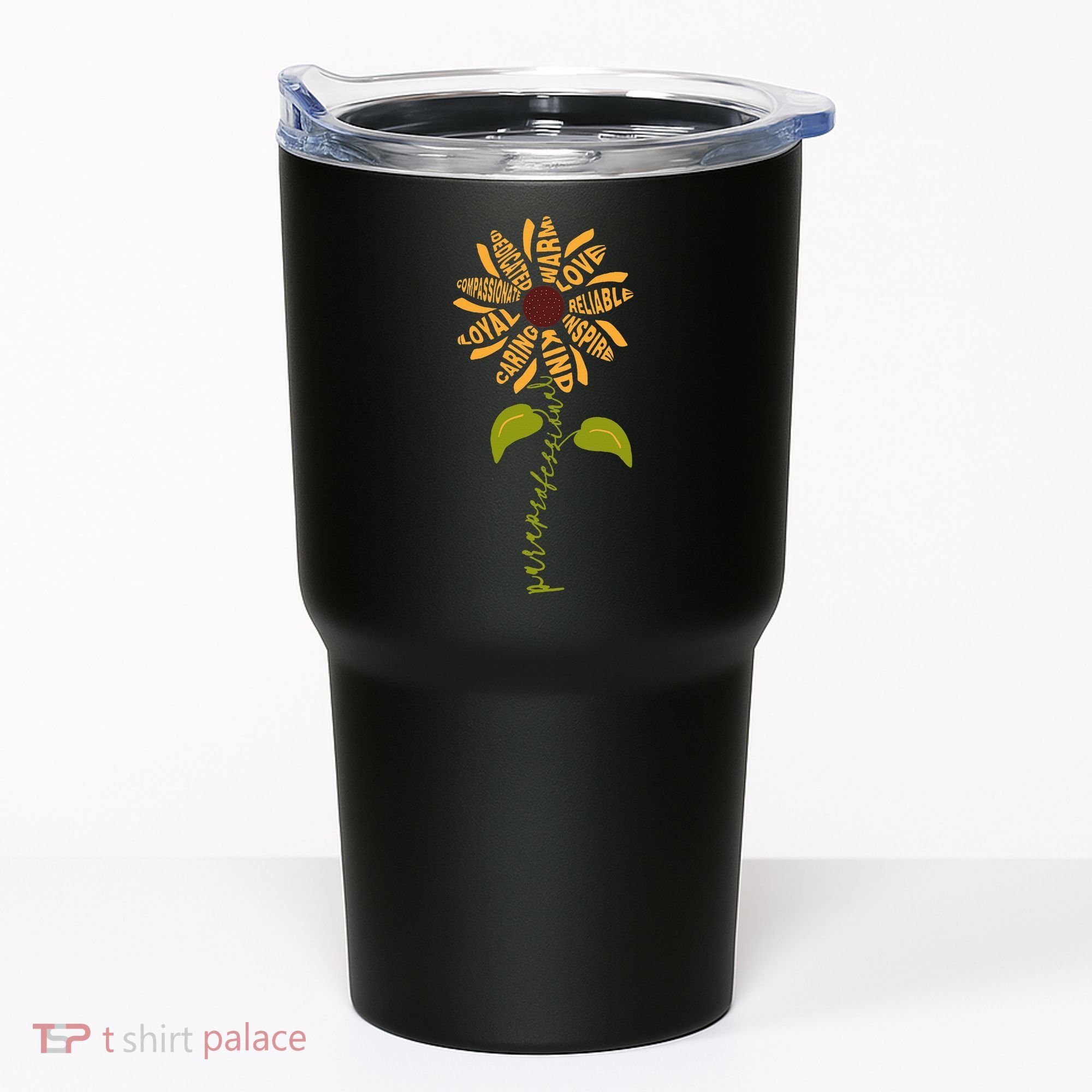 Para professional Paraeducator Teacher Sunflower Tumbler