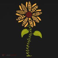 Para professional Paraeducator Teacher Sunflower Mousepad thumb 1
