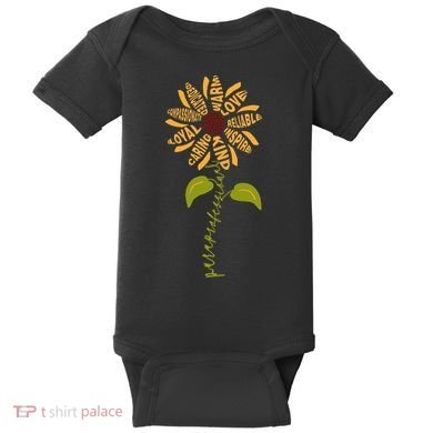 Para professional Paraeducator Teacher Sunflower Baby Bodysuit