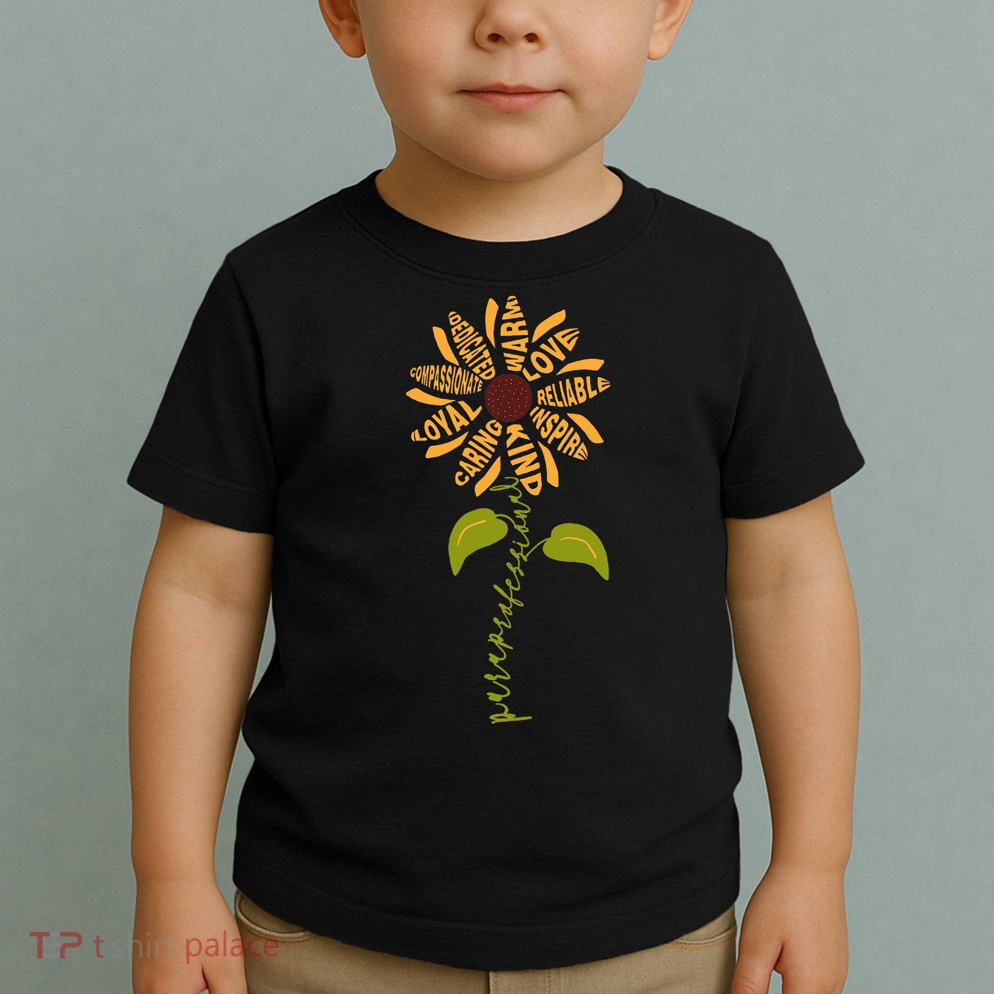 Para professional Paraeducator Teacher Sunflower Toddler T-Shirt