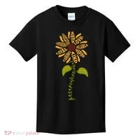 Para professional Paraeducator Teacher Sunflower Kids T-Shirt thumb 0