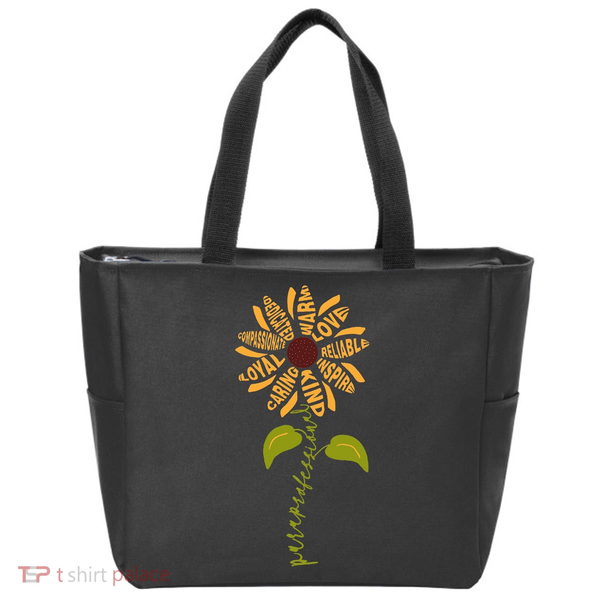 Para professional Paraeducator Teacher Sunflower Tote Bag