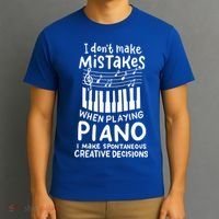 Piano Player Pianist Music Keyboard Gift T-Shirt thumb 3