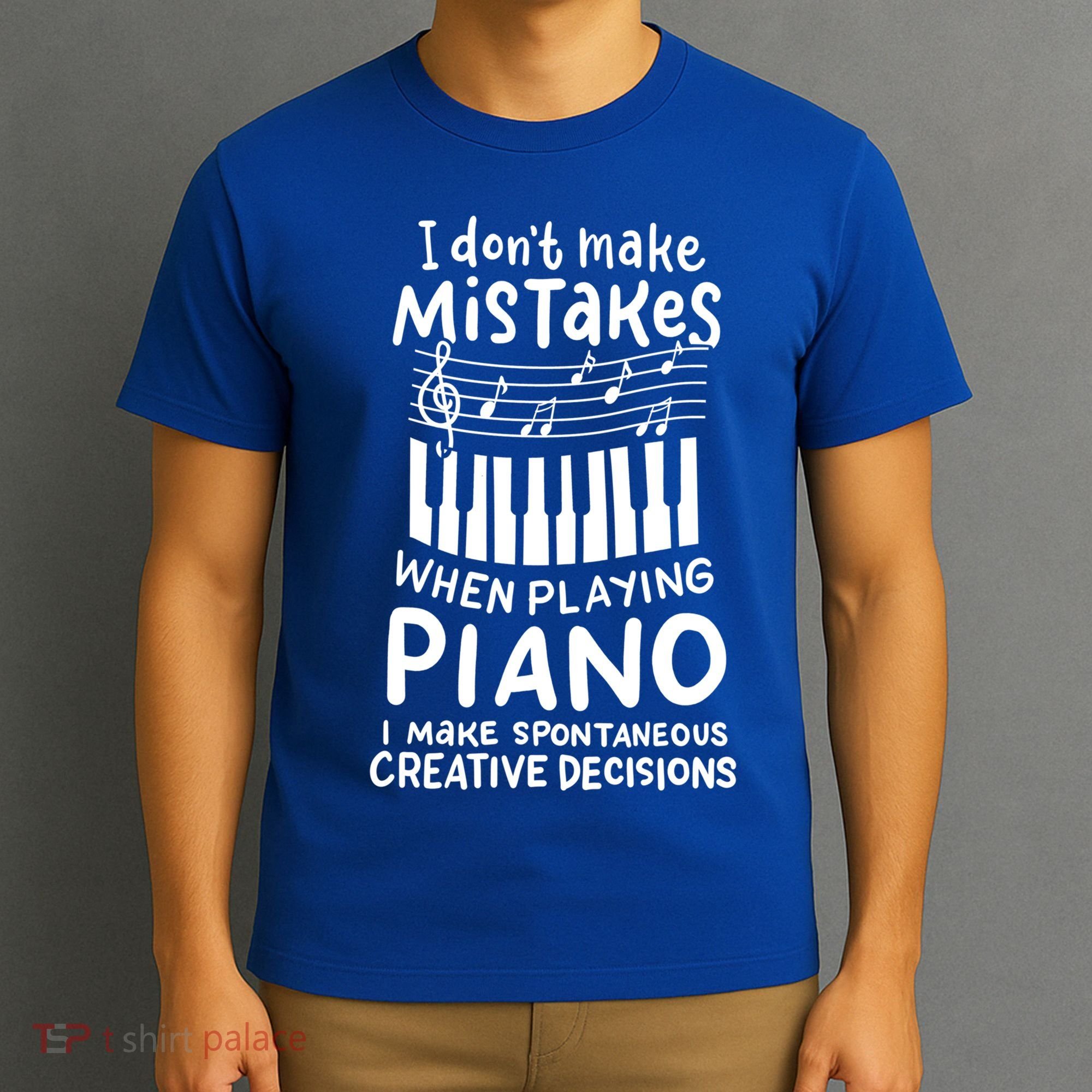 Piano Player Pianist Music Keyboard Gift T-Shirt