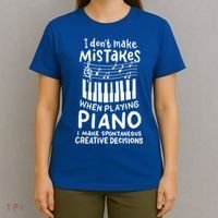 Piano Player Pianist Music Keyboard Gift T-Shirt thumb 4