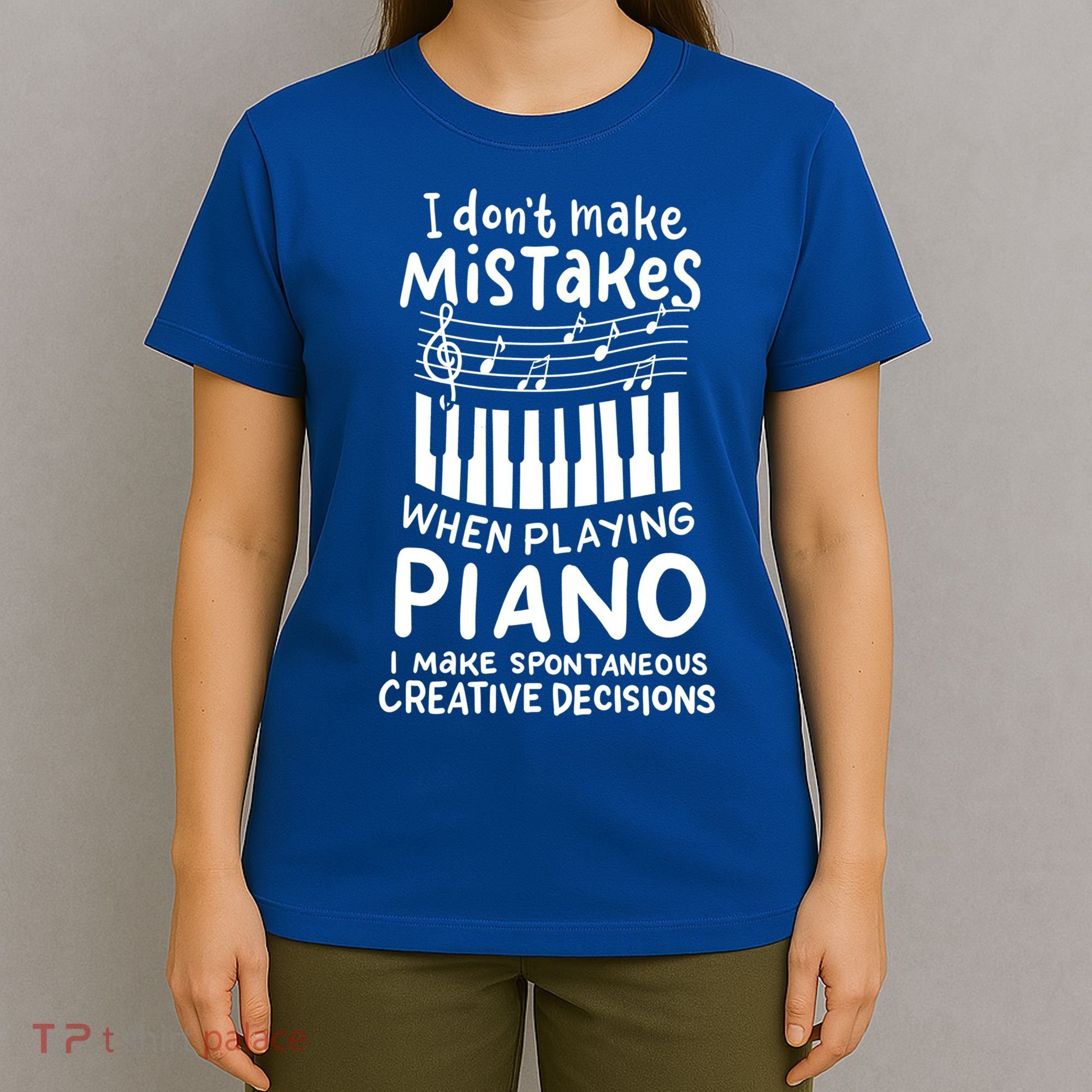 Piano Player Pianist Music Keyboard Gift T-Shirt