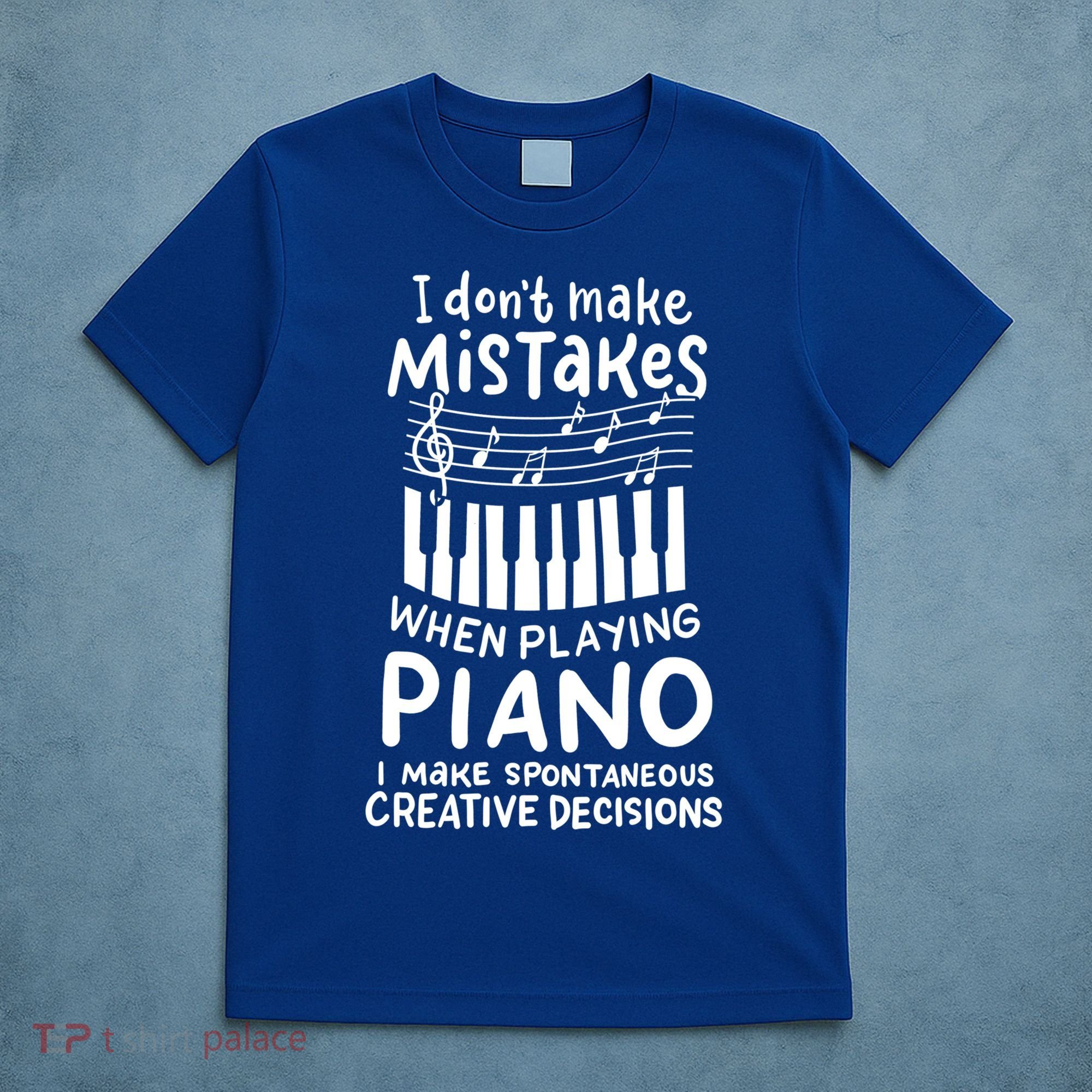 Piano Player Pianist Music Keyboard Gift T-Shirt