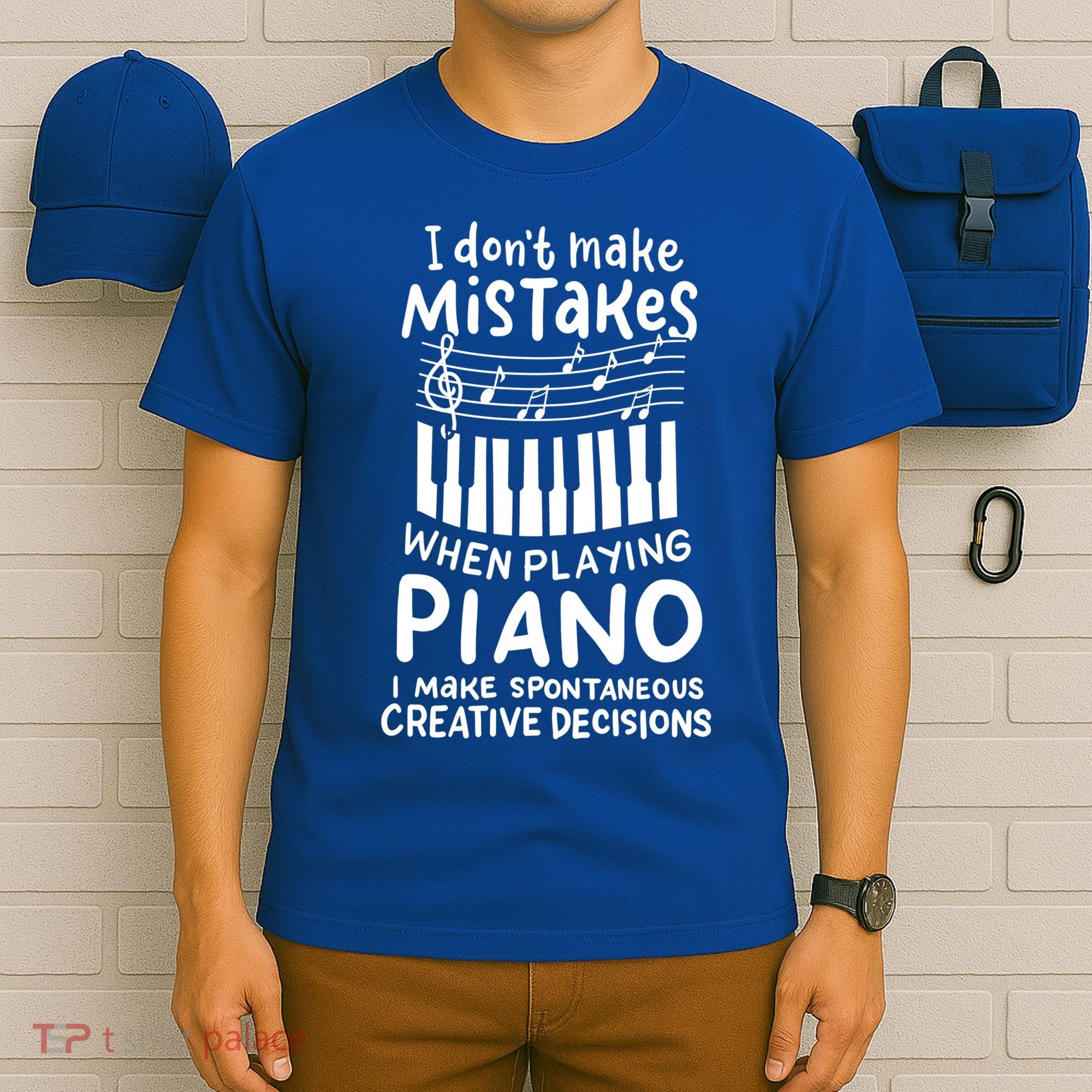 Piano Player Pianist Music Keyboard Gift T-Shirt