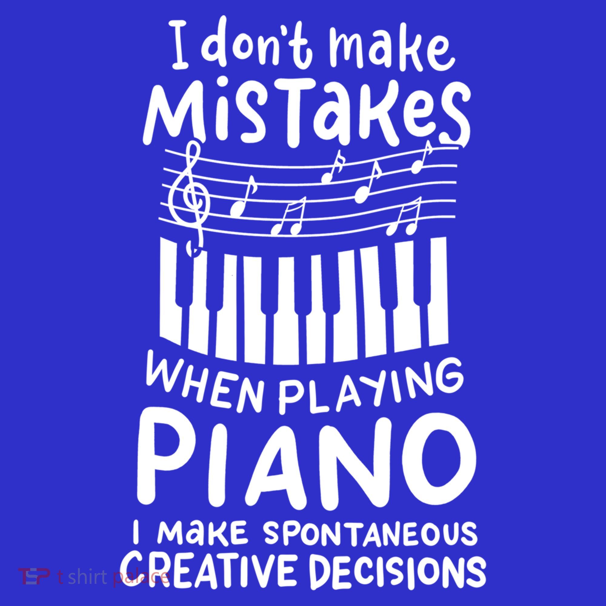 Piano Player Pianist Music Keyboard Gift T-Shirt