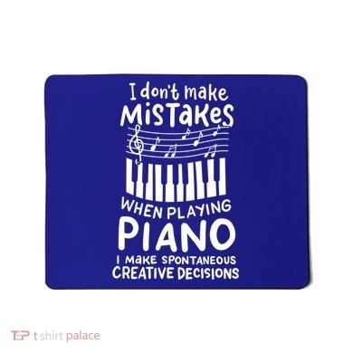 Piano Player Pianist Music Keyboard Gift Mousepad