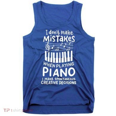 Piano Player Pianist Music Keyboard Gift Tank Top