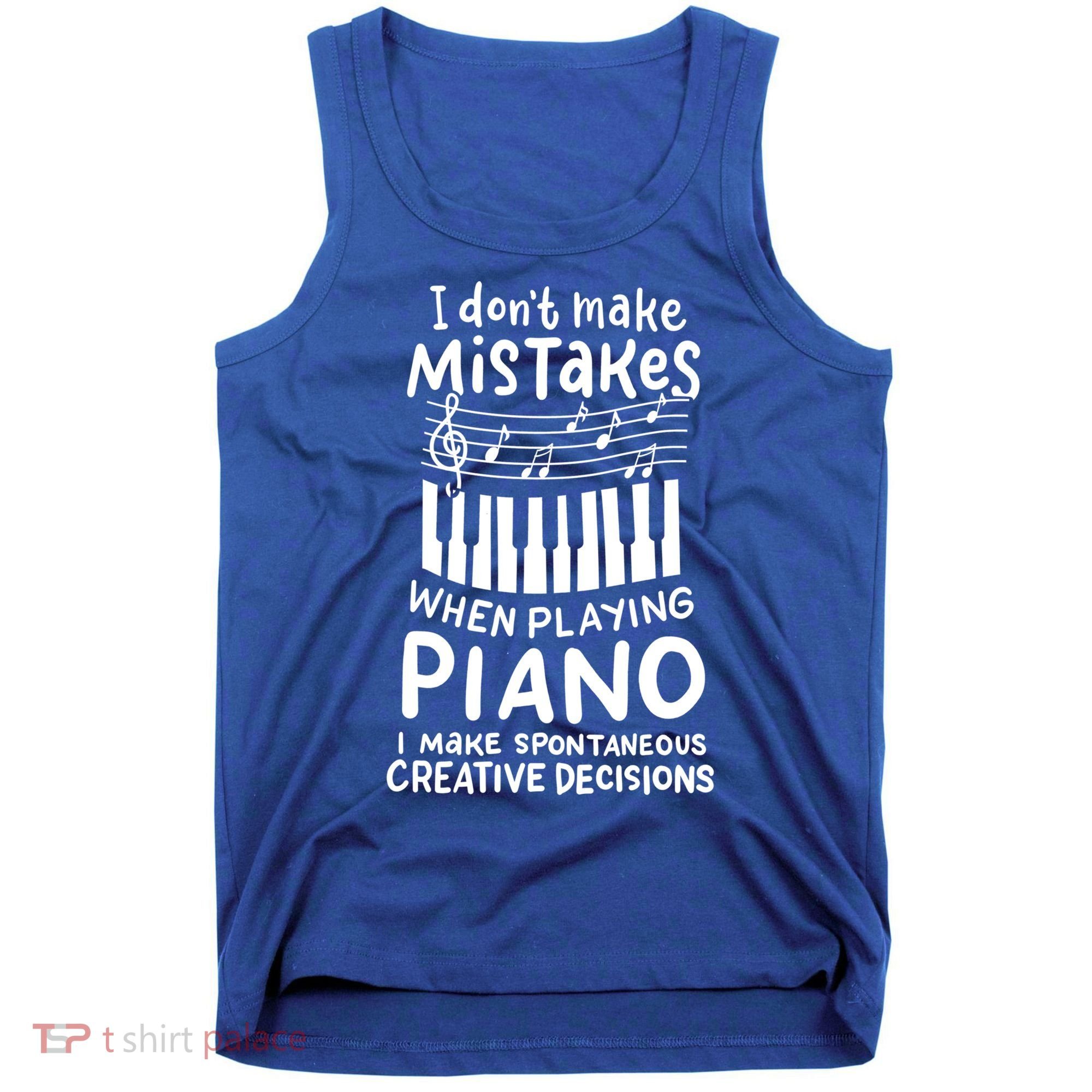 Piano Player Pianist Music Keyboard Gift Tank Top