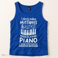 Piano Player Pianist Music Keyboard Gift Tank Top thumb 2