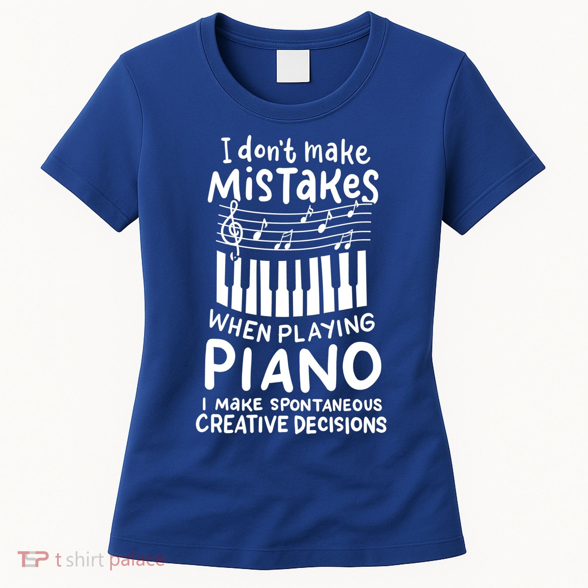 Piano Player Pianist Music Keyboard Gift Women's T-Shirt