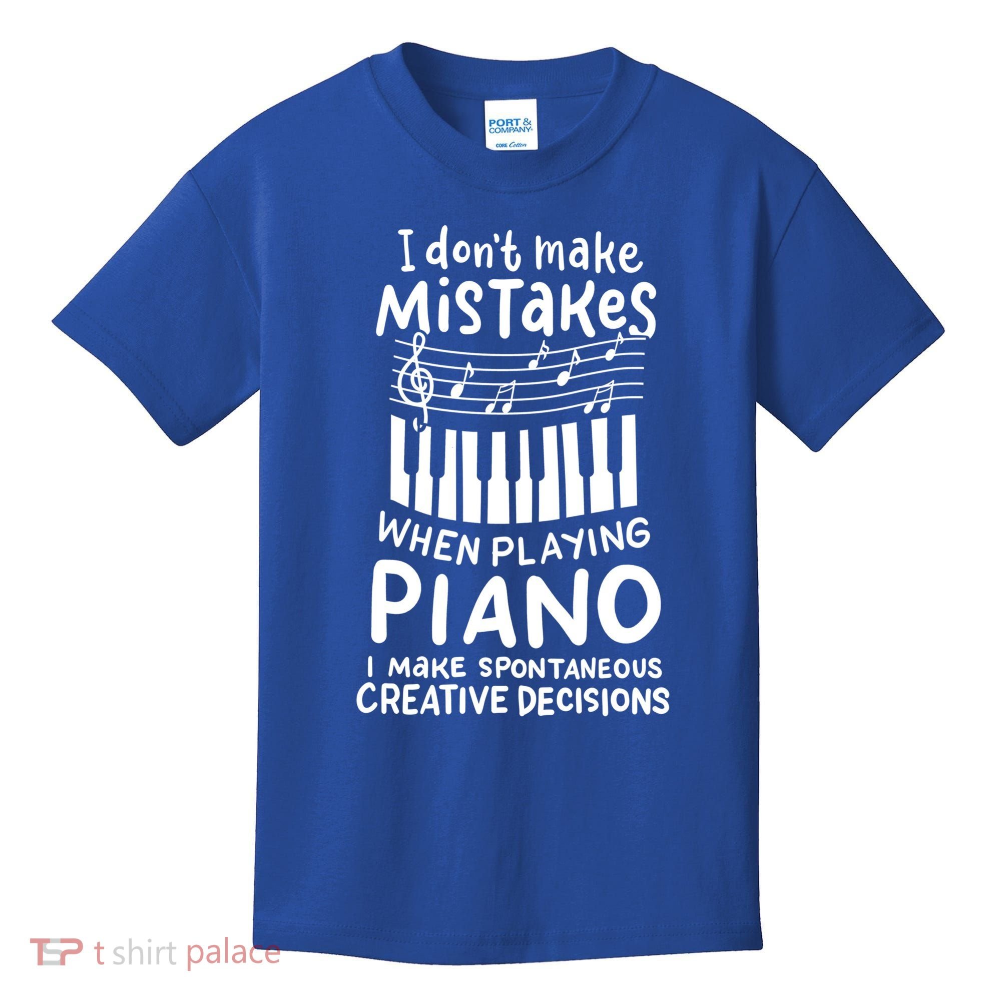 Piano Player Pianist Music Keyboard Gift Kids T-Shirt
