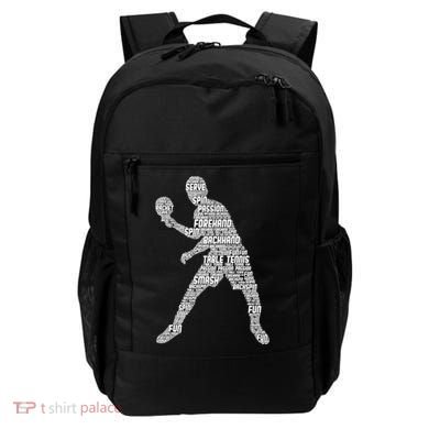Ping Pong Player Table Tennis Cute Gift Backpack